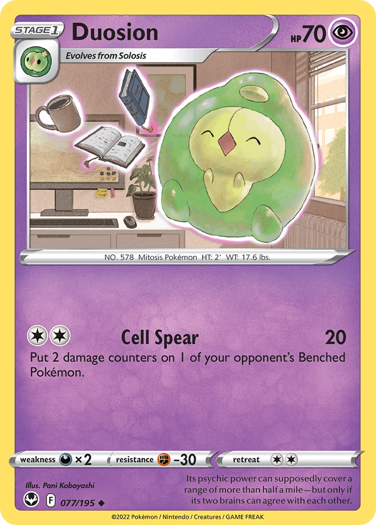 Carta Pokémon Duosion 77