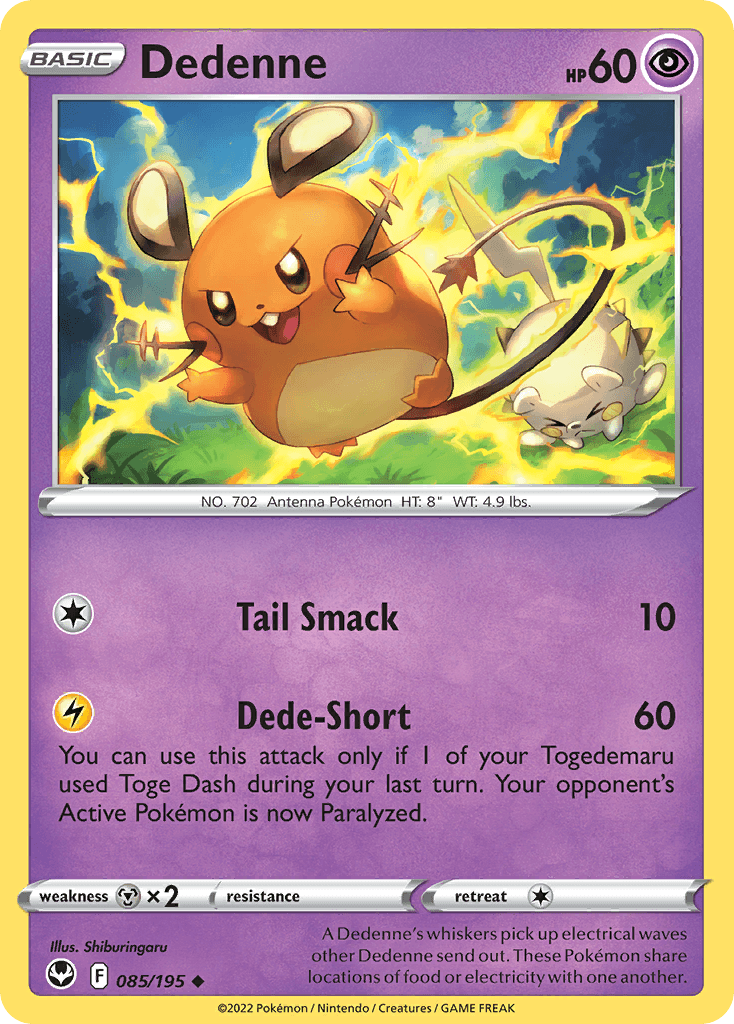 Carta Pokémon Dedenne 85