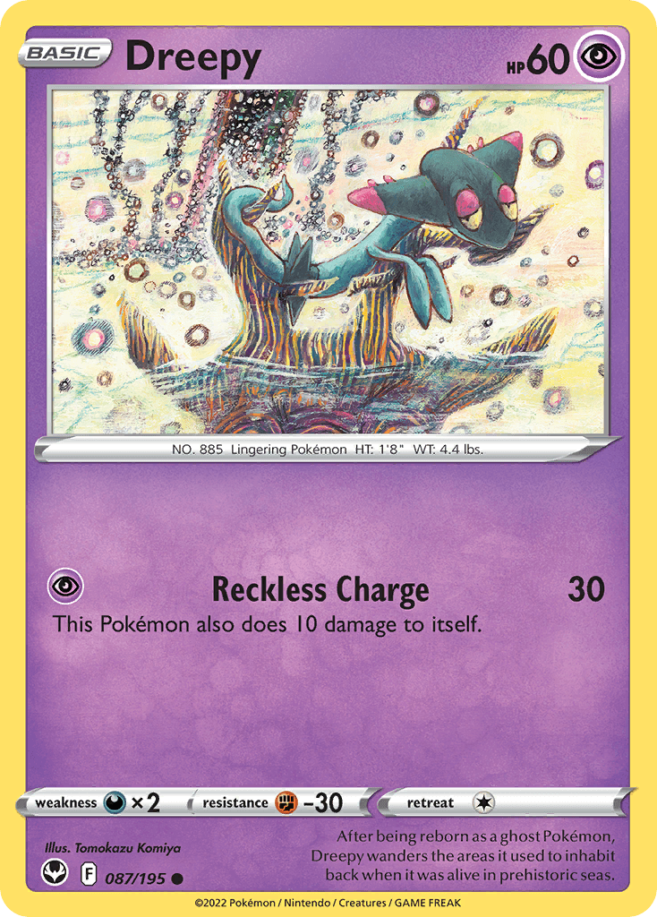 Carta Pokémon Dreepy 87