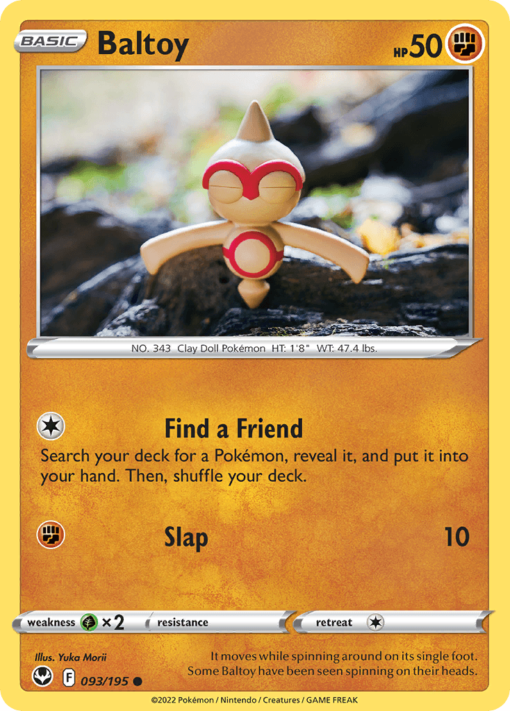 Carta Pokémon Baltoy 93