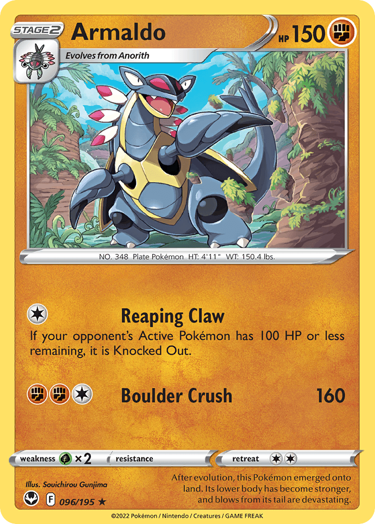 Carta Pokémon Armaldo 96