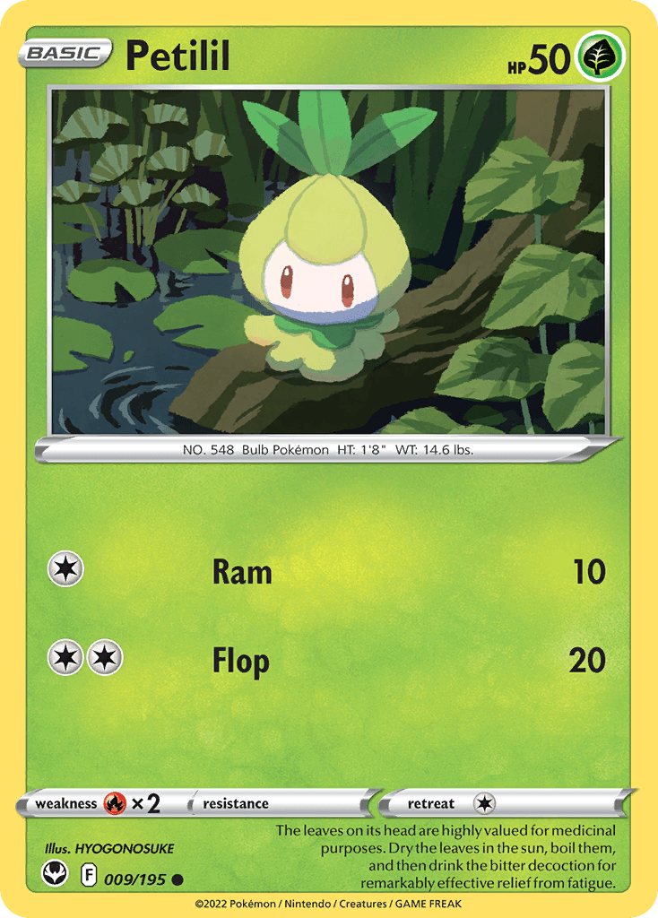 Carta Pokémon Petilil 9