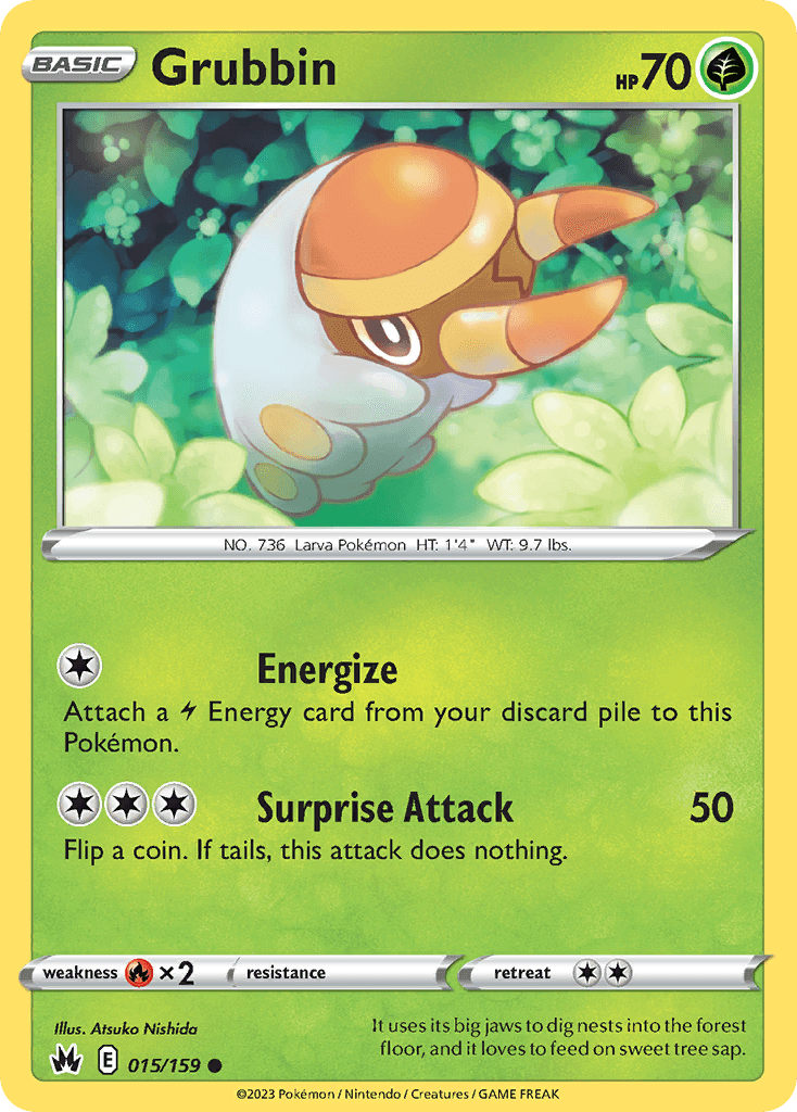 Carta Pokémon Grubbin 15
