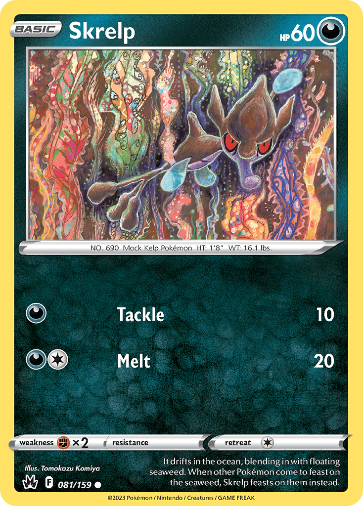 Carta Pokémon Skrelp 81