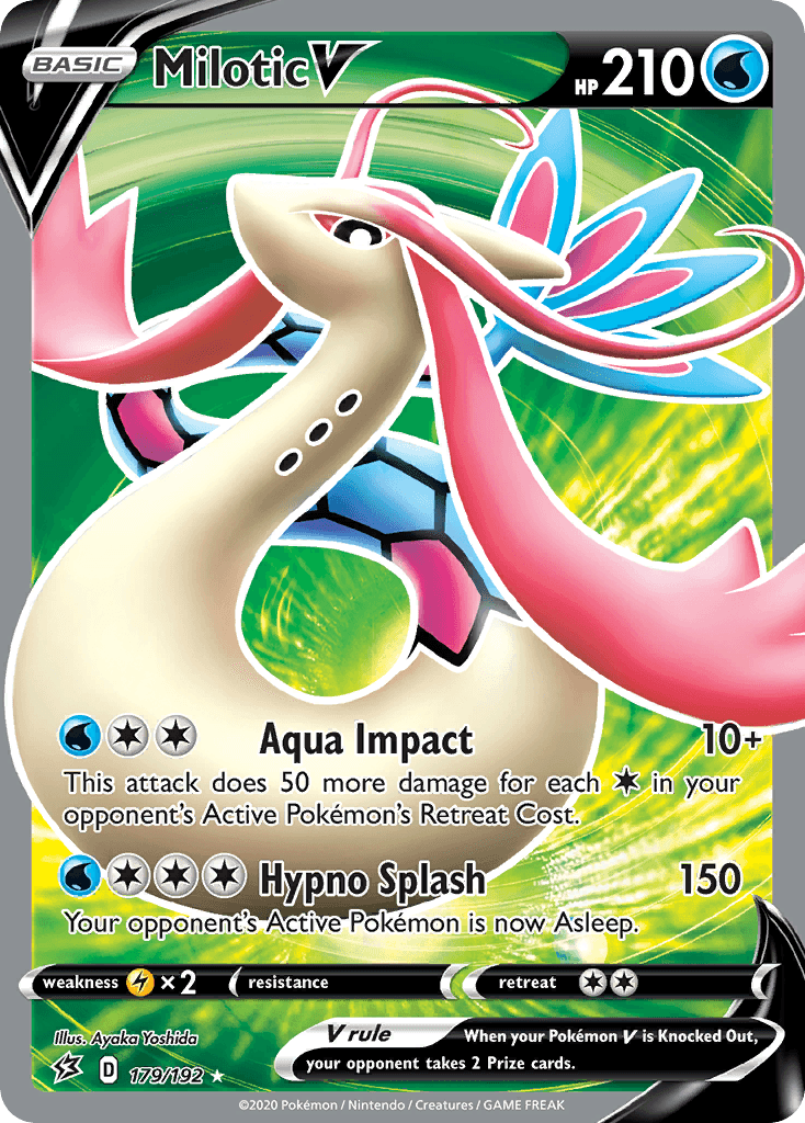 Carta Pokémon Milotic V 179 de Rebel Clash