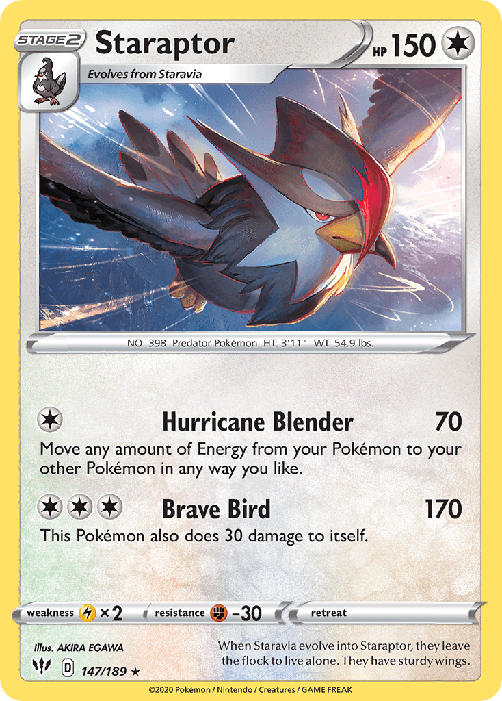 Carta Pokémon Staraptor 147