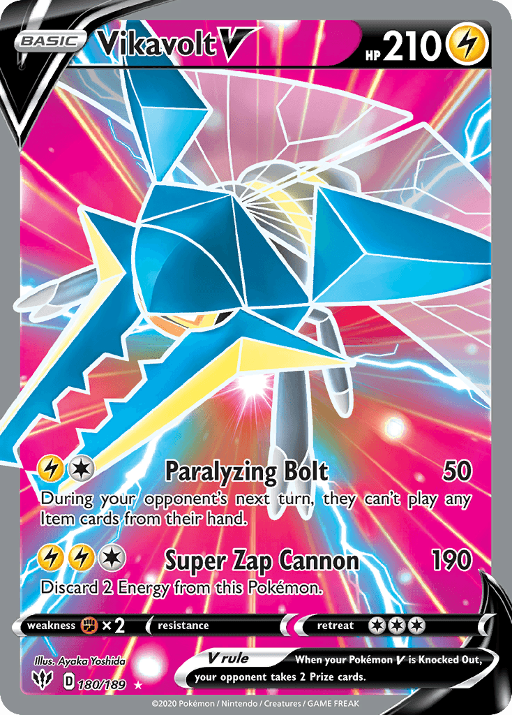 Carta Pokémon Vikavolt V