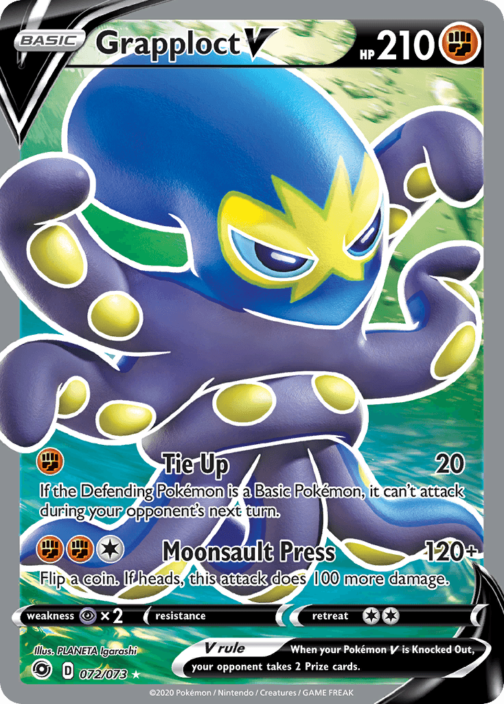 Carta Pokémon Grapploct V 72