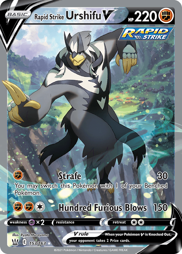 Carta Pokémon Rapid Strike Urshifu V