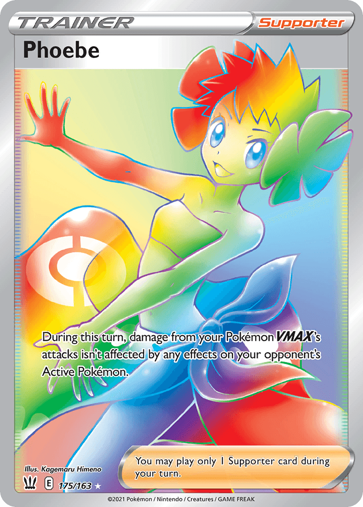 Carta Pokémon Phoebe 175 de Battle Styles