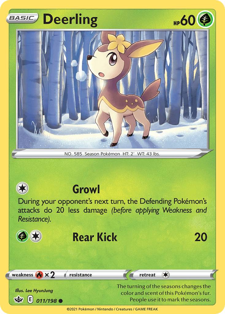 Carta Pokémon Deerling 11