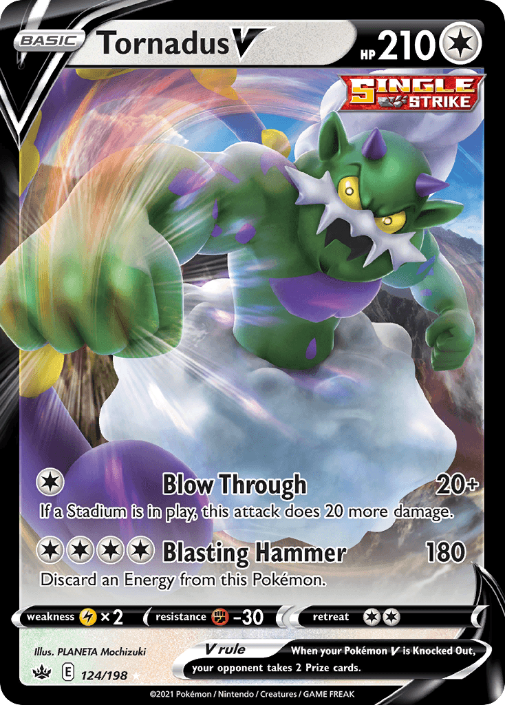 Carta Pokémon Tornadus V