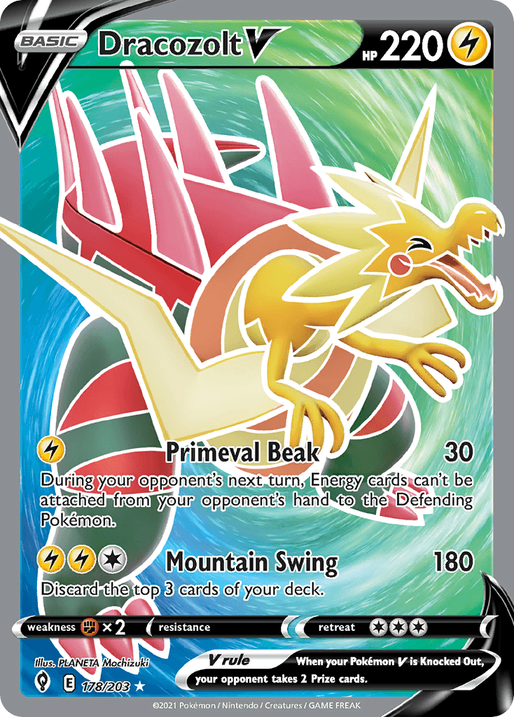Carta Pokémon Dracozolt V 178