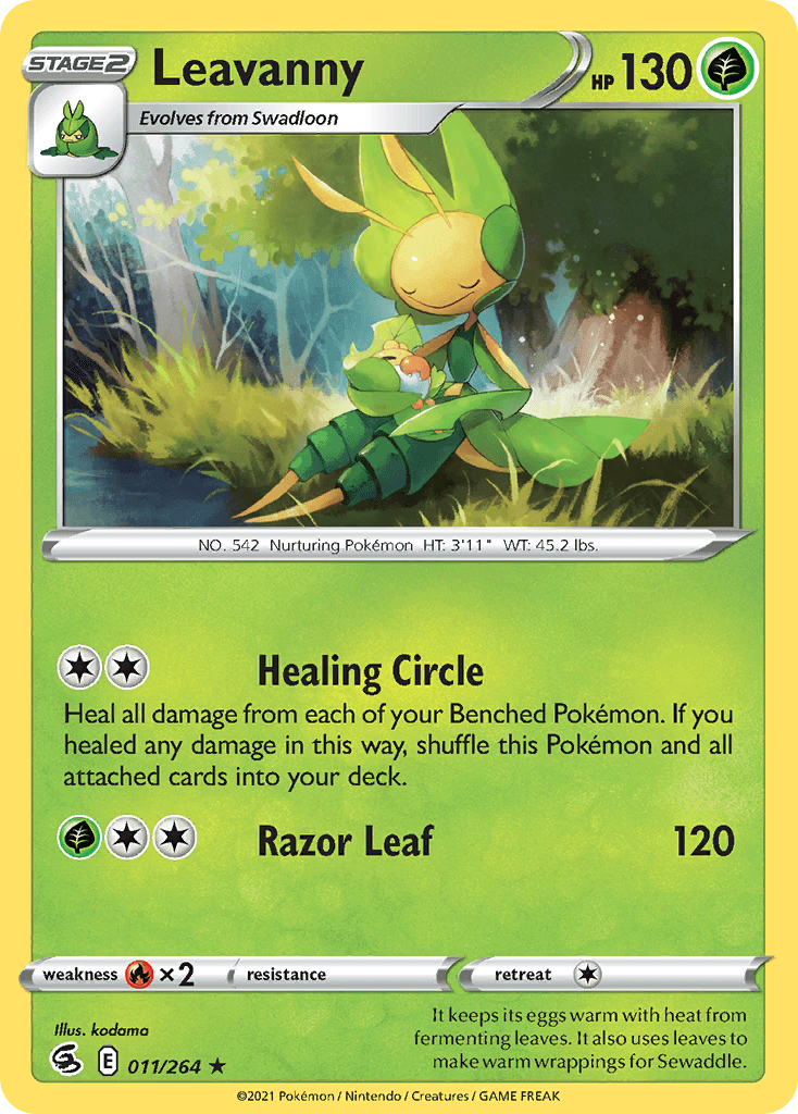 Carta Pokémon Leavanny 11