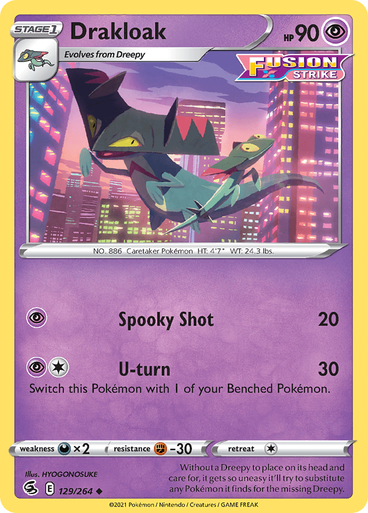 Carta Pokémon Drakloak