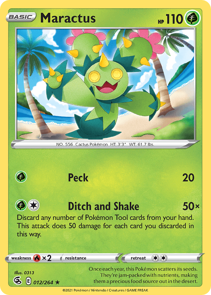 Carta Pokémon Maractus 12