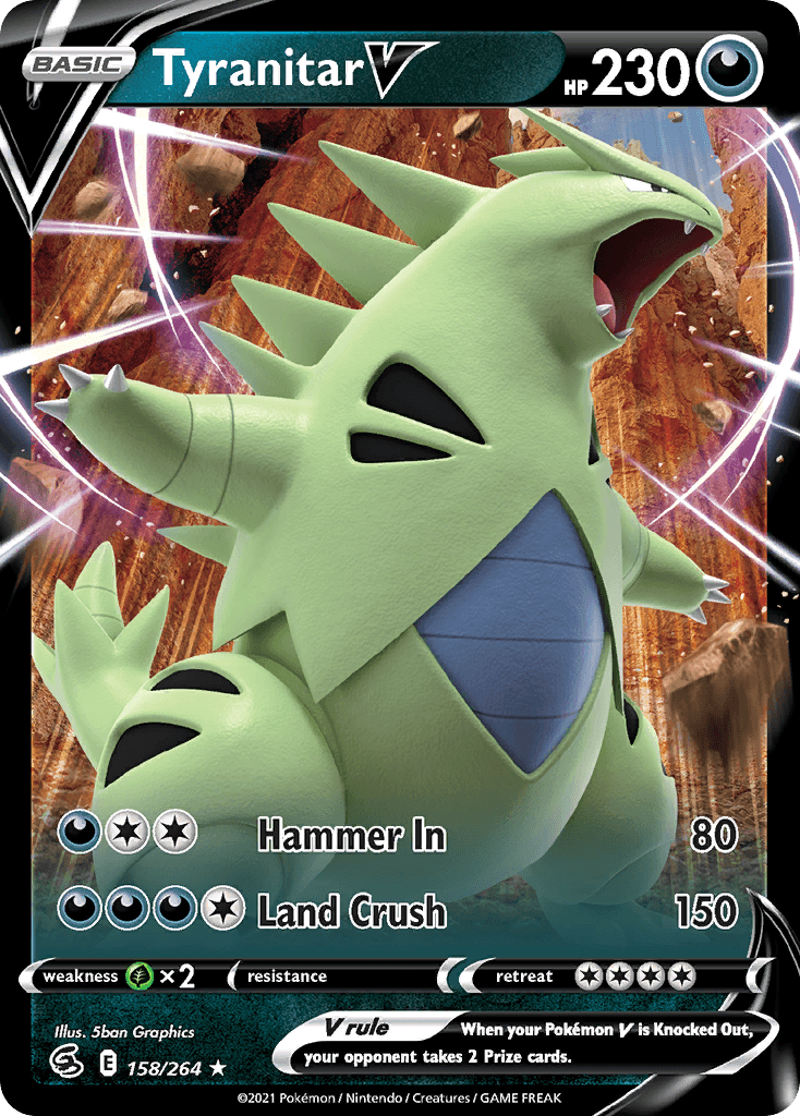 Carta Pokémon Tyranitar V