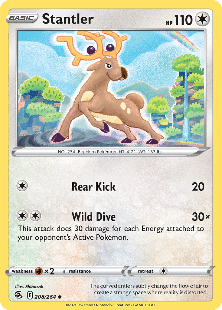 Carta Pokémon Stantler 208