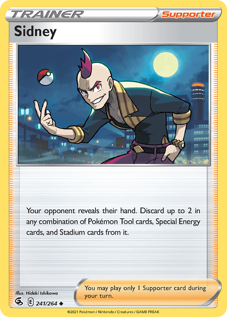 Carta Pokémon Sidney 241 de Fusion Strike