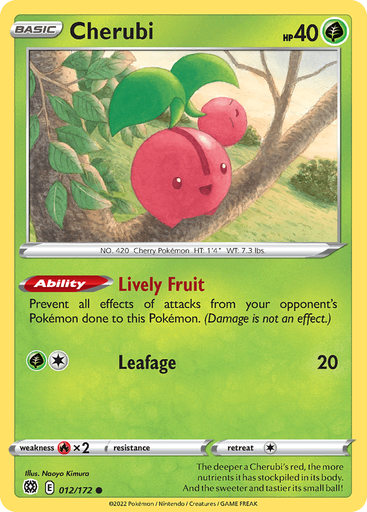 Carta Pokémon Cherubi 12