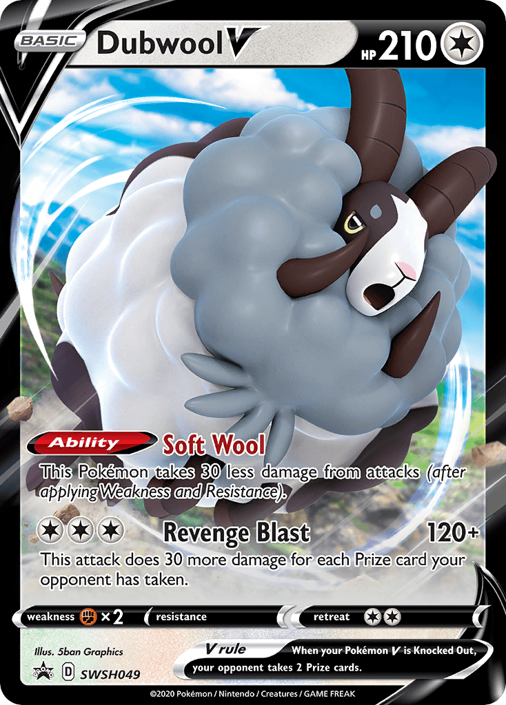 Carta Pokémon Dubwool V SWSH049