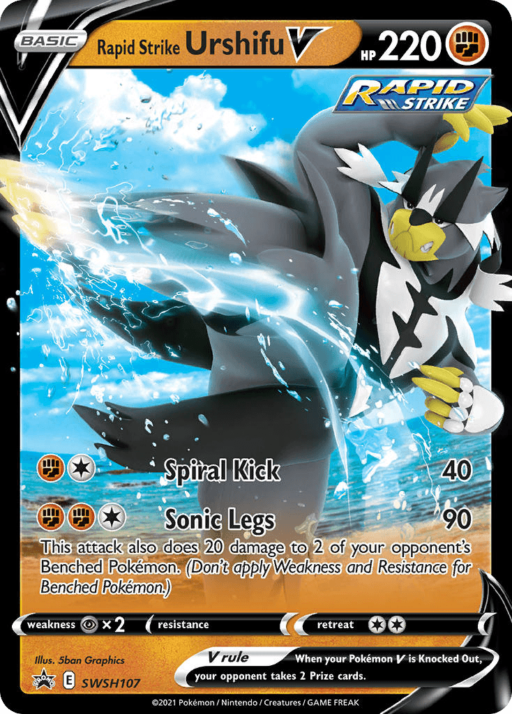 Carta Pokémon Rapid Strike Urshifu V