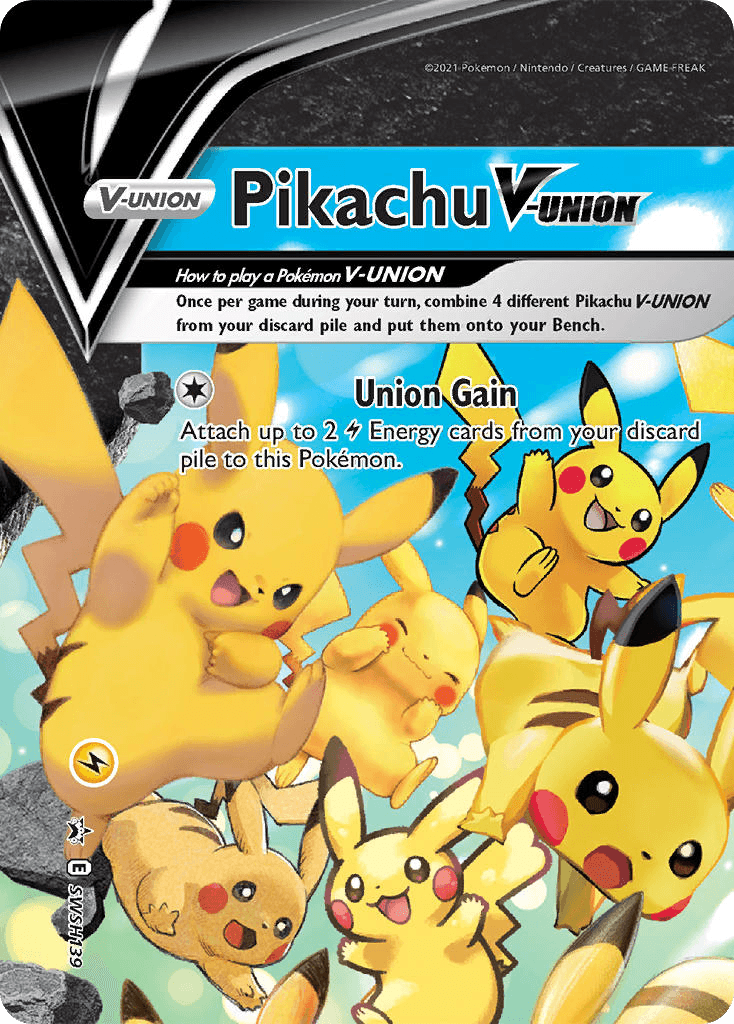 Carta Pokémon Pikachu V-UNION