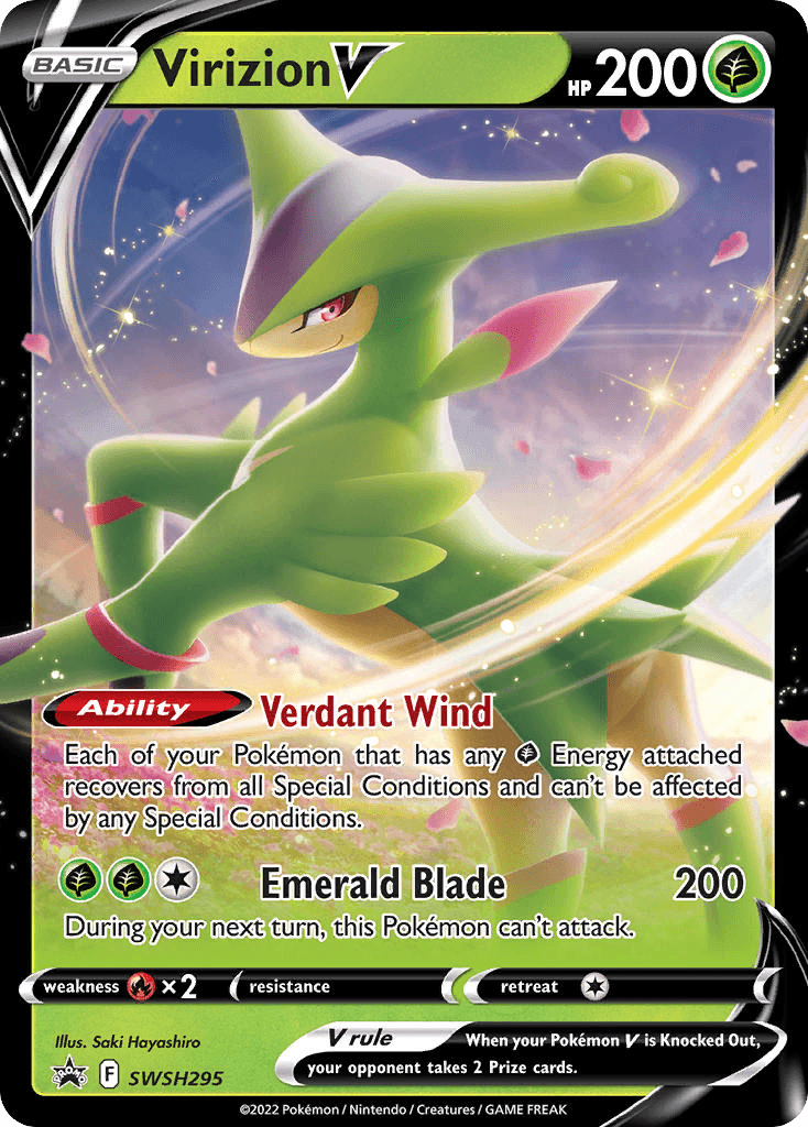 Carta Pokémon Virizion V