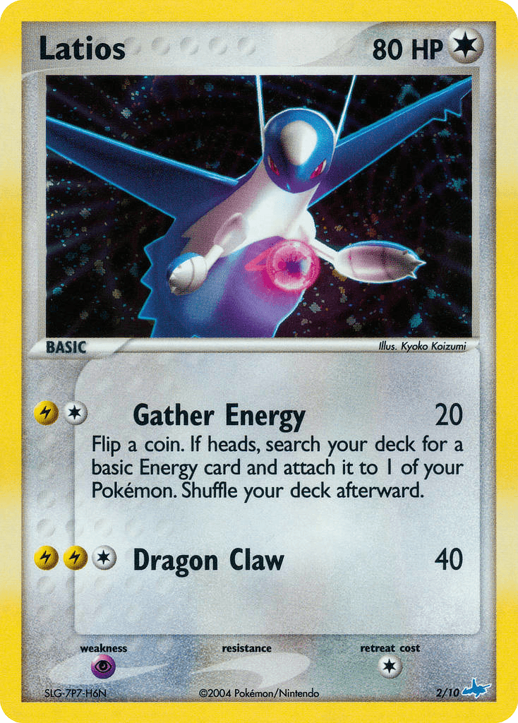 Carta Pokémon Latios 2 de EX Trainer Kit Latios