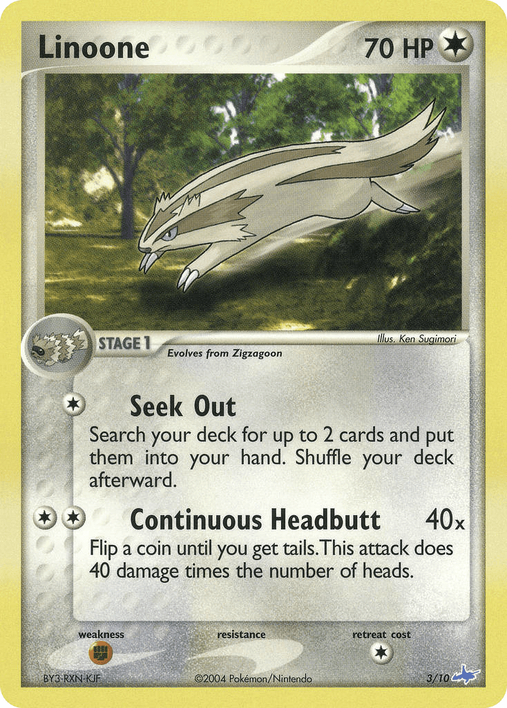 Carta Pokémon Linoone 3