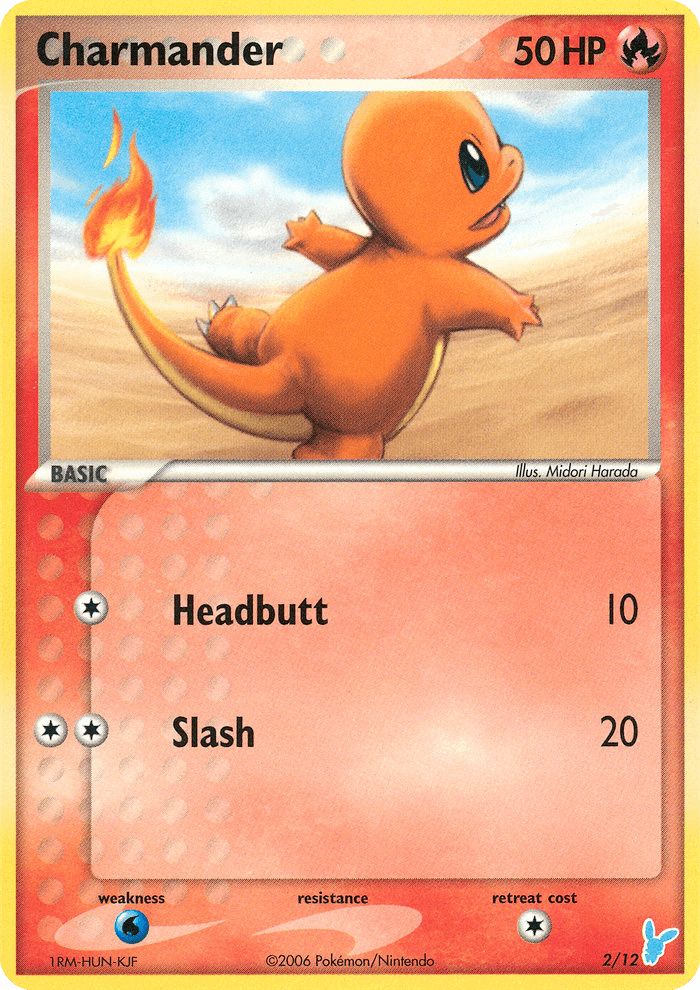 Carta Pokémon Charmander 2
