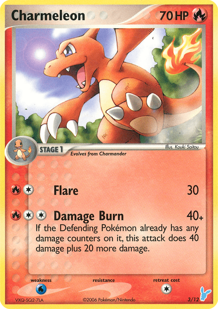 Carta Pokémon Charmeleon 3