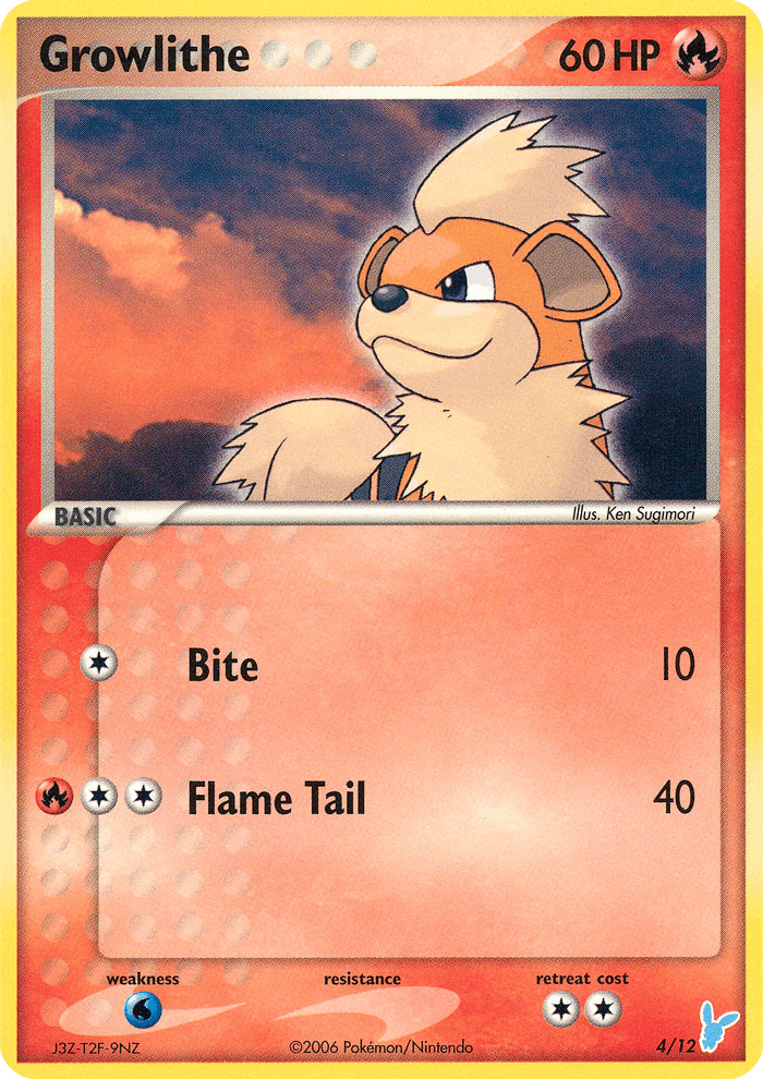 Carta Pokémon Growlithe 4