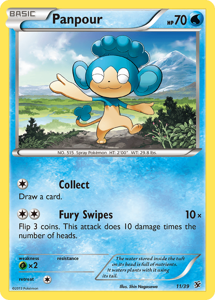 Carta Pokémon Panpour 11