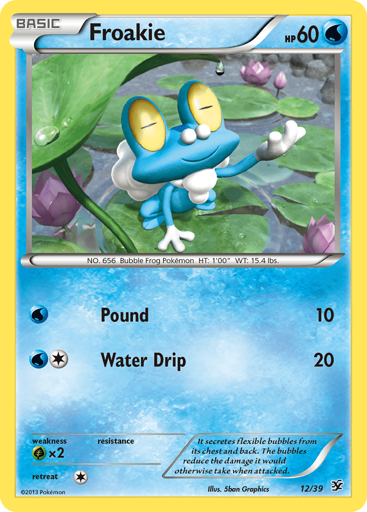 Carta Pokémon Froakie 12