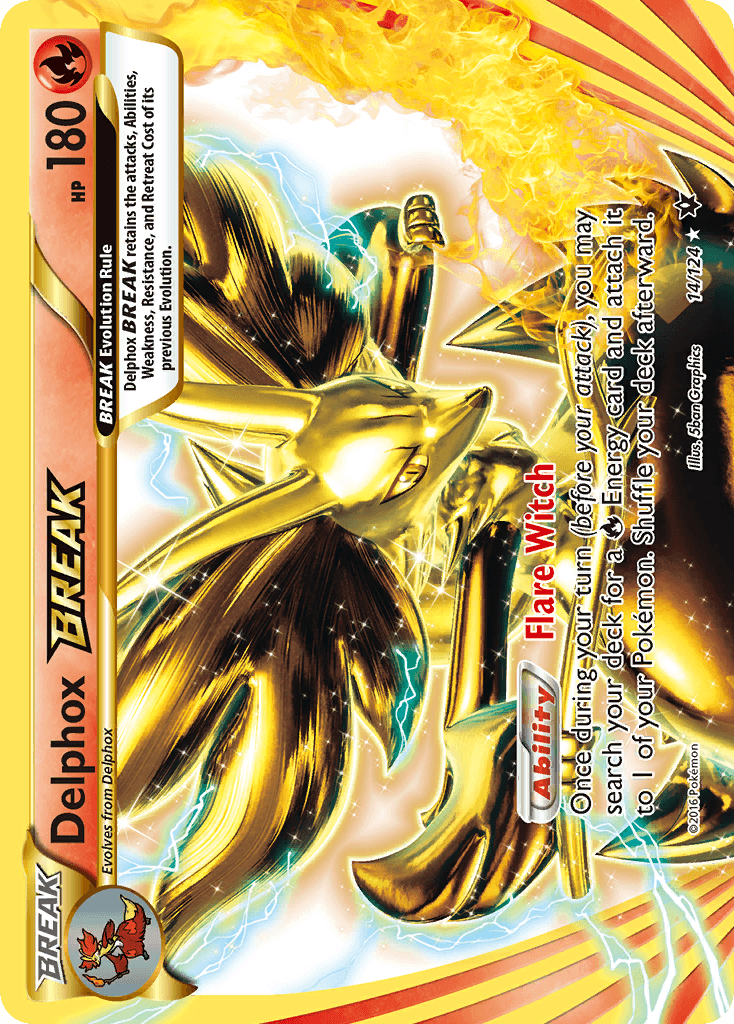 Carta Pokémon Delphox BREAK 14