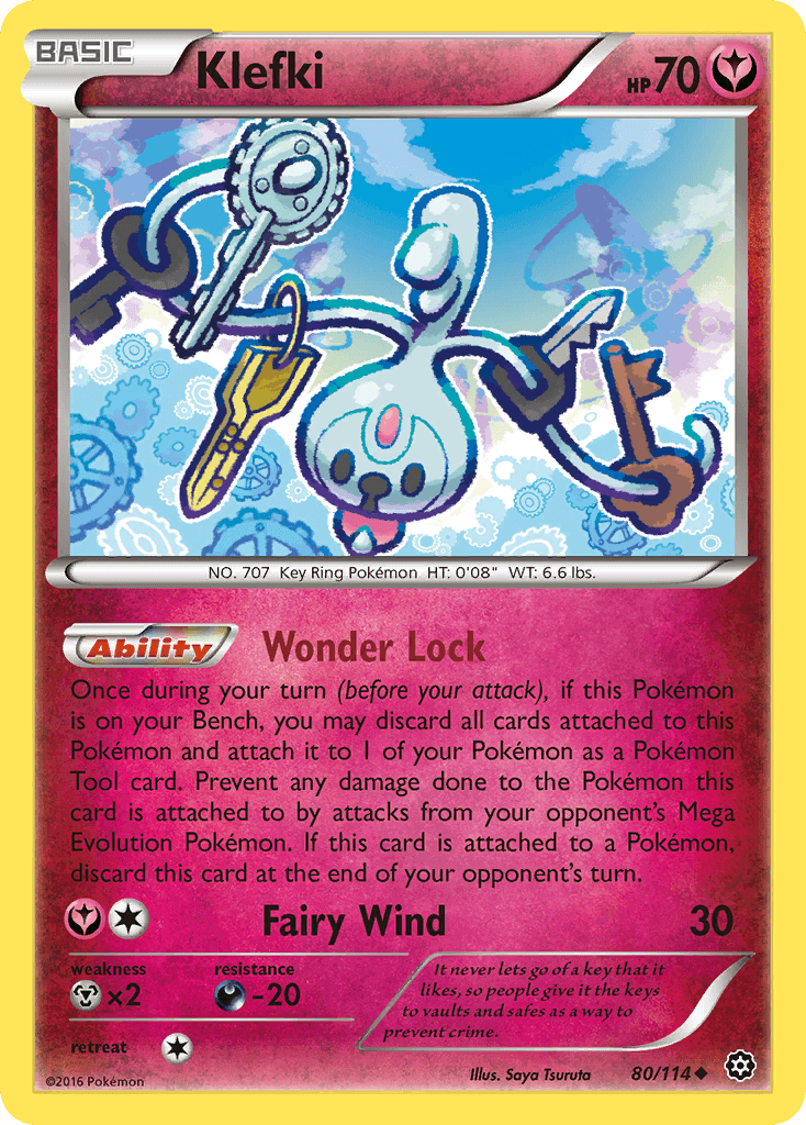 Carta Pokémon Klefki 80