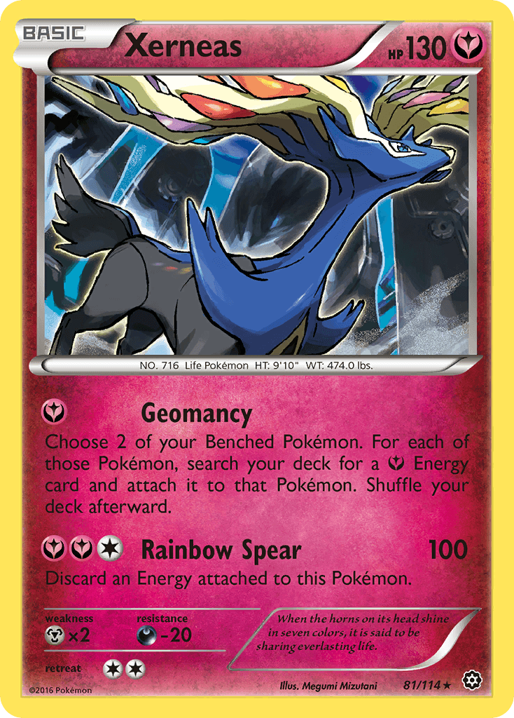 Carta Pokémon Xerneas