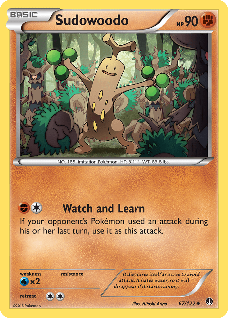 Carta Pokémon Sudowoodo