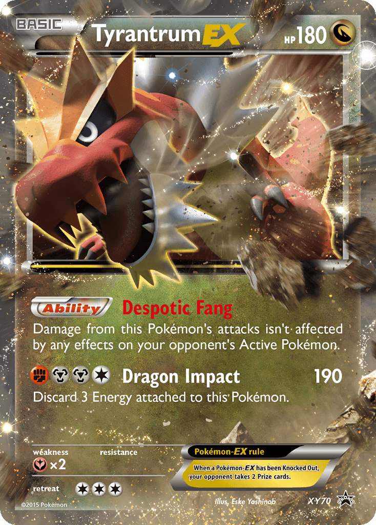 Carta Pokémon Tyrantrum-EX XY70