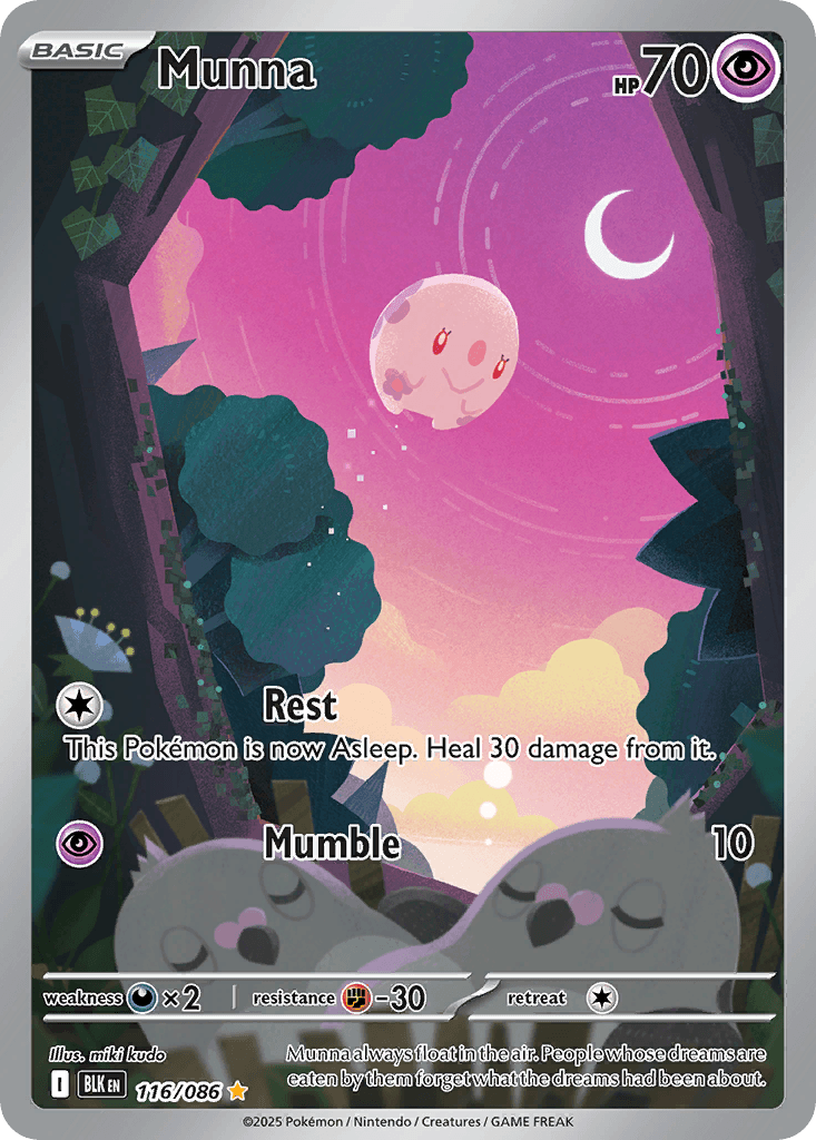 Carta Pokémon Munna 116
