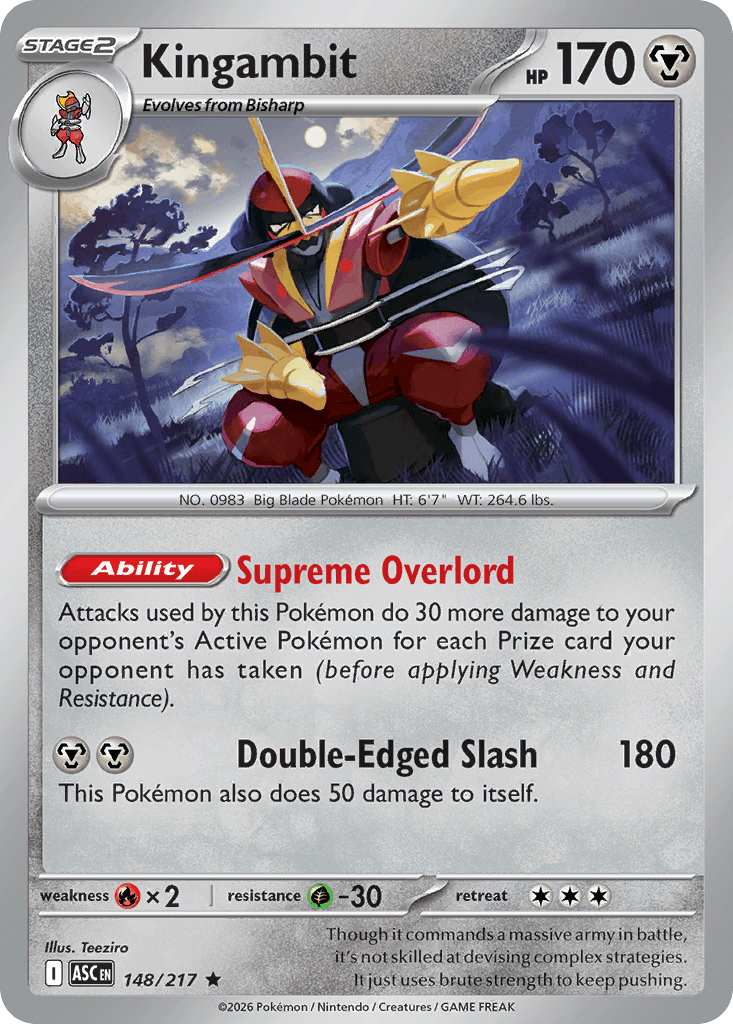 Carta Pokémon Kingambit