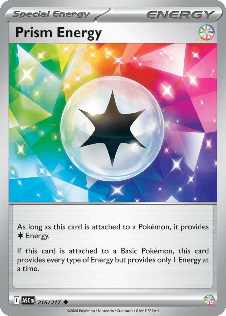 Carta Pokémon Prism Energy 216 de Ascended Heroes