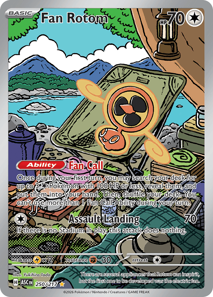 Carta Pokémon Fan Rotom 250 de Ascended Heroes