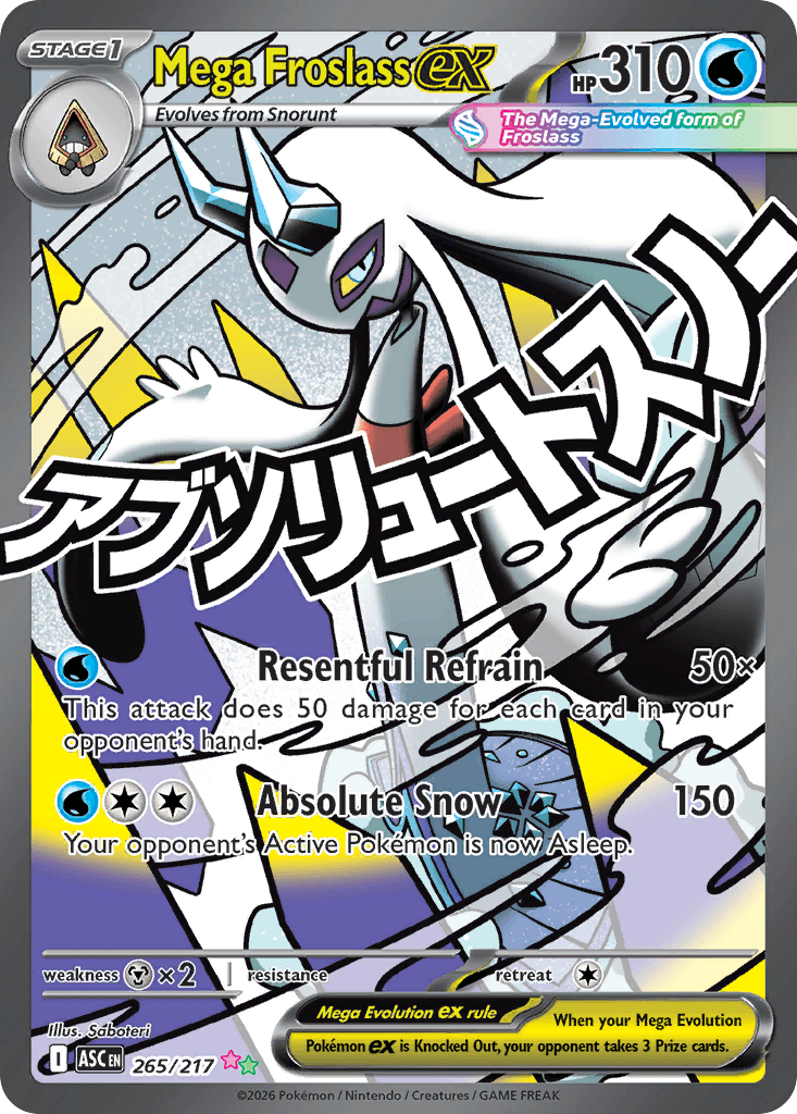 Carta Pokémon Mega Froslass ex