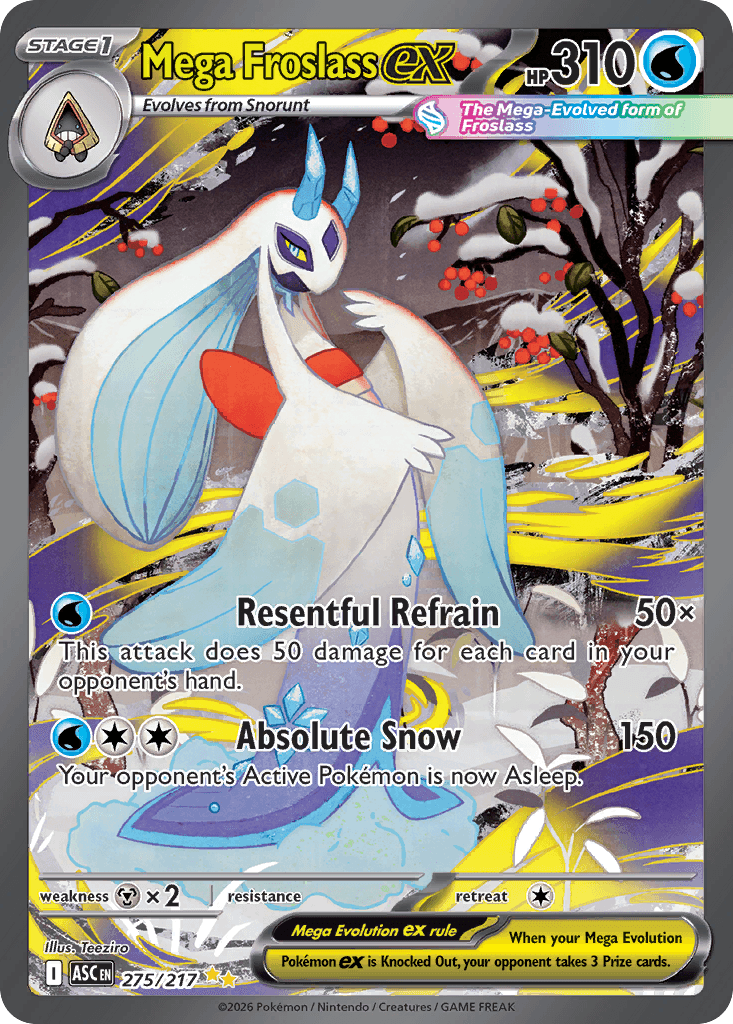 Carta Pokémon Mega Froslass ex