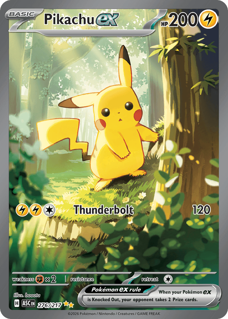 Carta Pokémon Pikachu ex