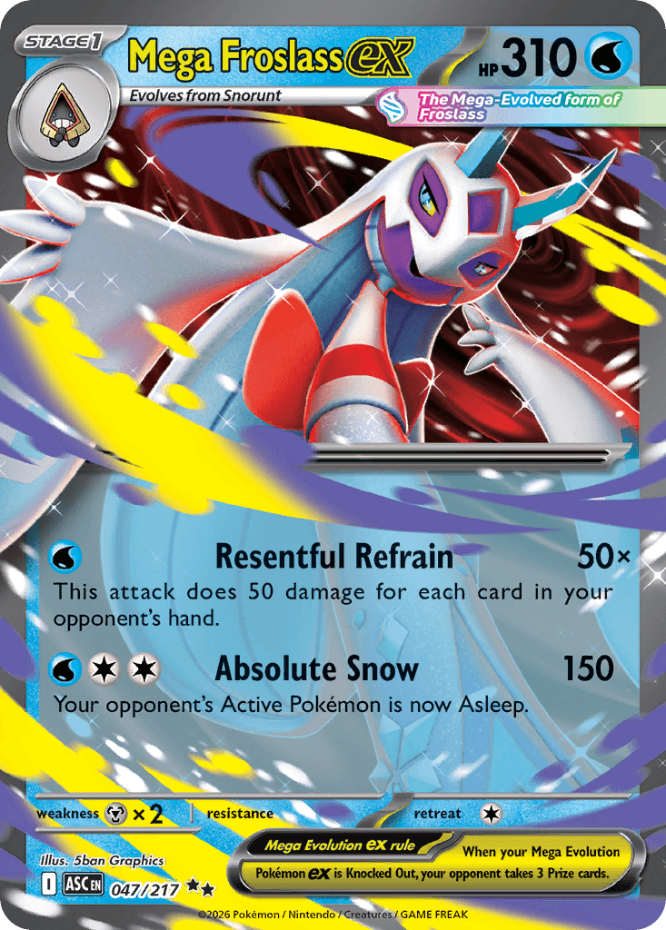 Carta Pokémon Mega Froslass ex