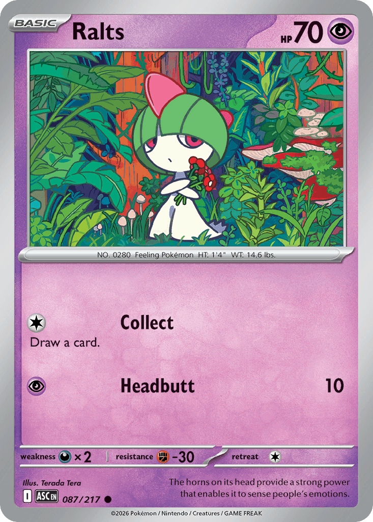 Carta Pokémon Ralts