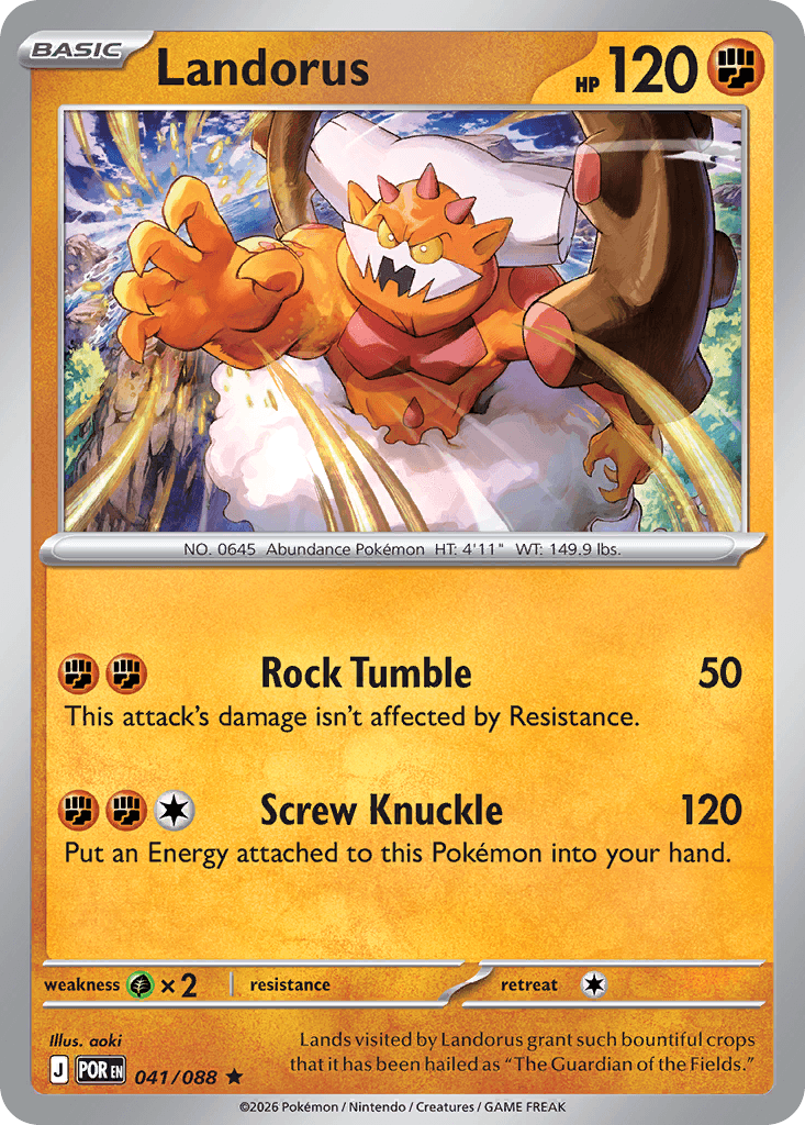 Carta Pokémon Landorus 41